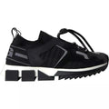 Dolce & Gabbana Black White Logo Sorrento Mens Sneakers Shoes by Dolce & Gabbana