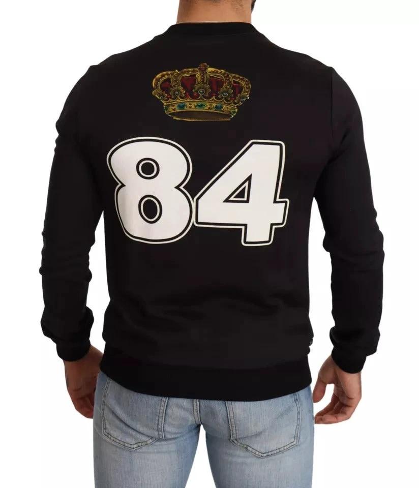 Dolce & Gabbana Black Cupid Print Hoodie Sweatshirt Sweater by Dolce & Gabbana