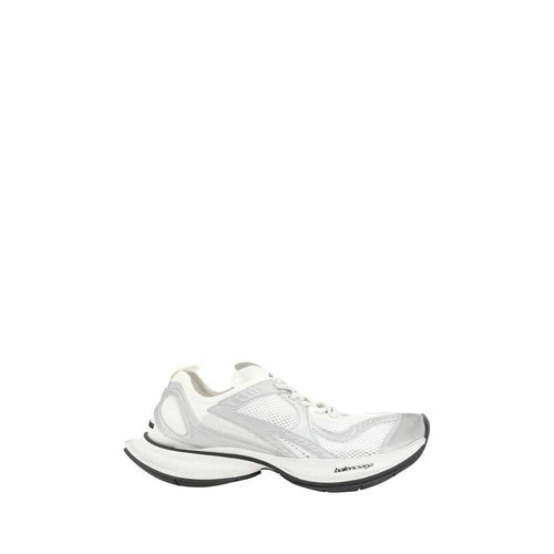 Balenciaga White Polyurethane Athletic Sneakers by Balenciaga