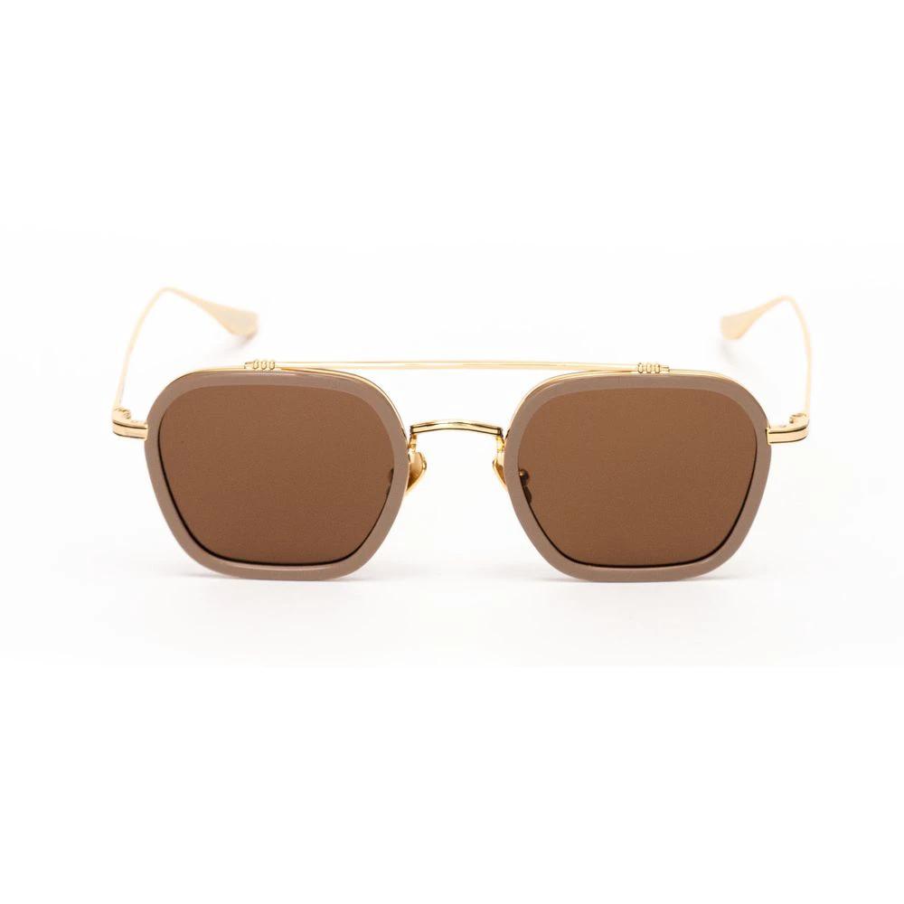 Lunettes de soleil Belstaff en titane doré
