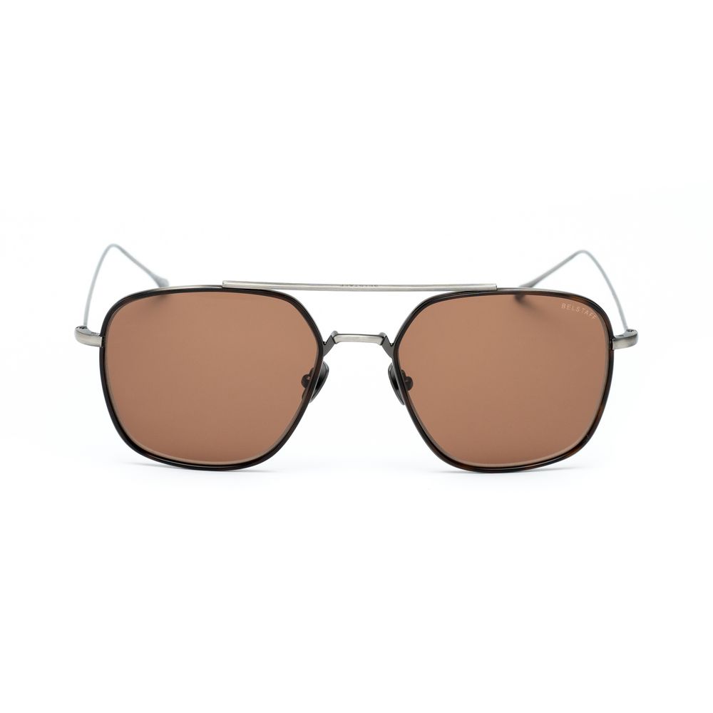 Lunettes de soleil Belstaff en titane marron