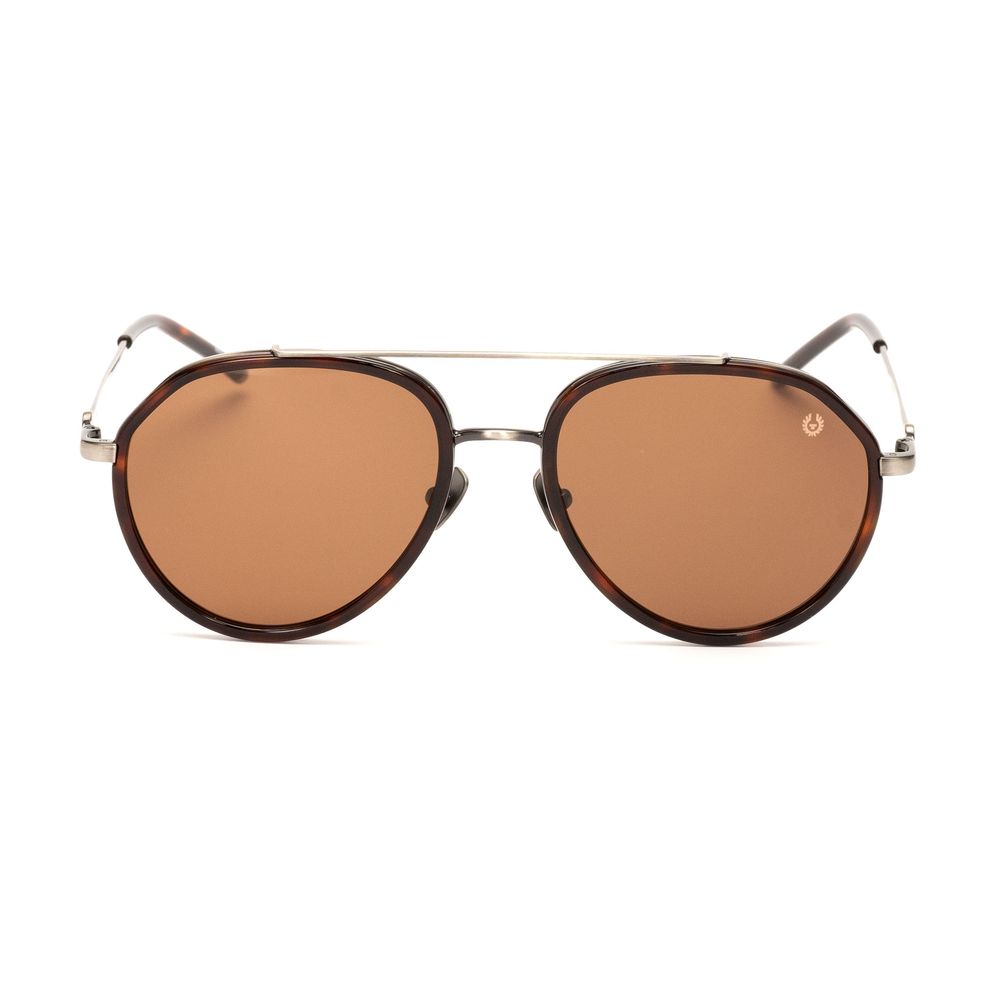 Lunettes de soleil Belstaff en titane marron