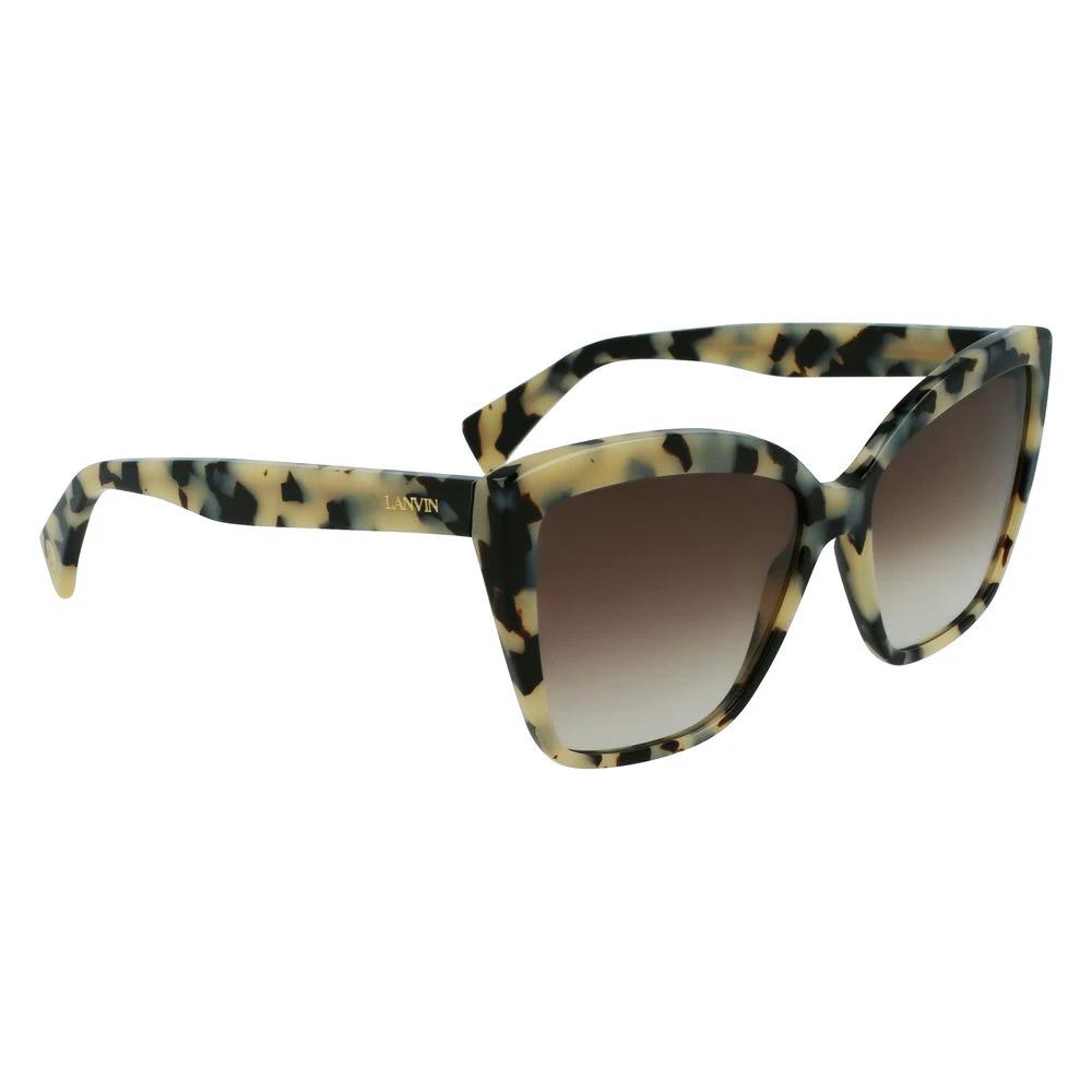 Lanvin Gray Acetate Sunglasses by Lanvin