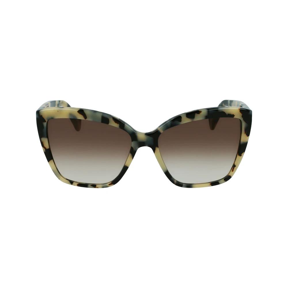 Lanvin Gray Acetate Sunglasses by Lanvin