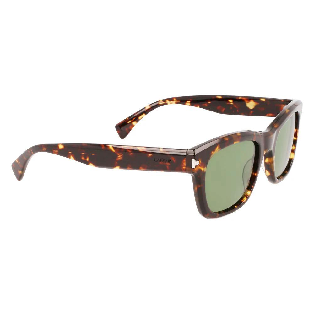 Lanvin Brown Acetate Sunglasses by Lanvin