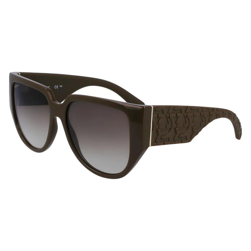 Ferragamo Bicolor Bio Injected Sunglasses by Ferragamo
