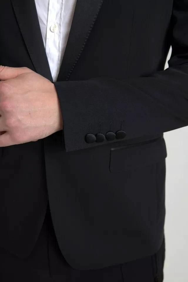 Dolce & Gabbana Black Wool Single Breasted MARTINI Blazerclothing by Dolce & Gabbana