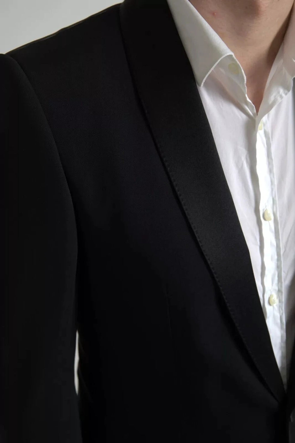 Dolce & Gabbana Black Wool Single Breasted MARTINI Blazerclothing by Dolce & Gabbana