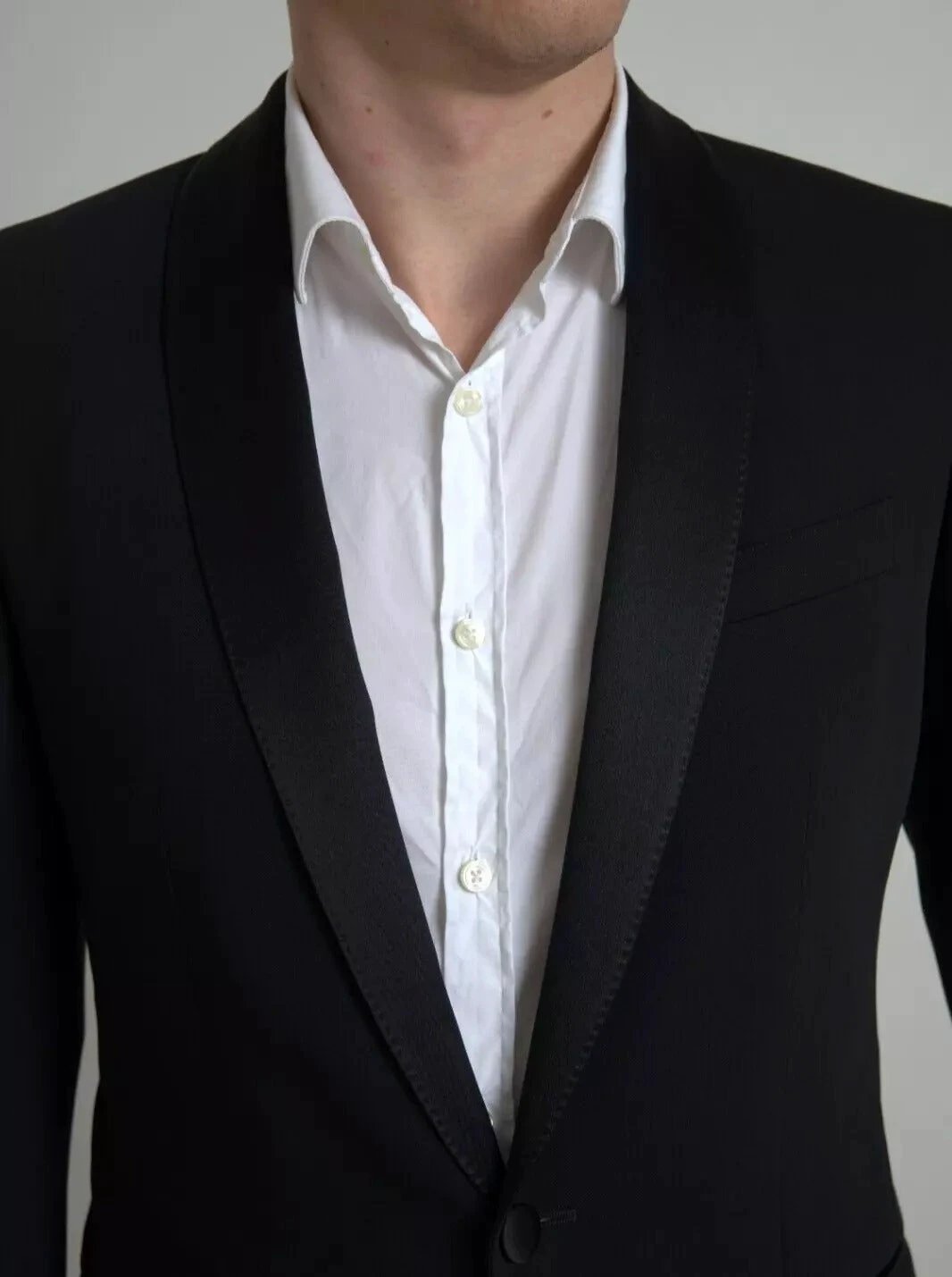 Dolce & Gabbana Black Wool Single Breasted MARTINI Blazerclothing by Dolce & Gabbana