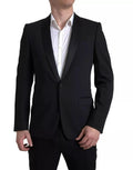 Dolce & Gabbana Black Wool Single Breasted MARTINI Blazerclothing by Dolce & Gabbana