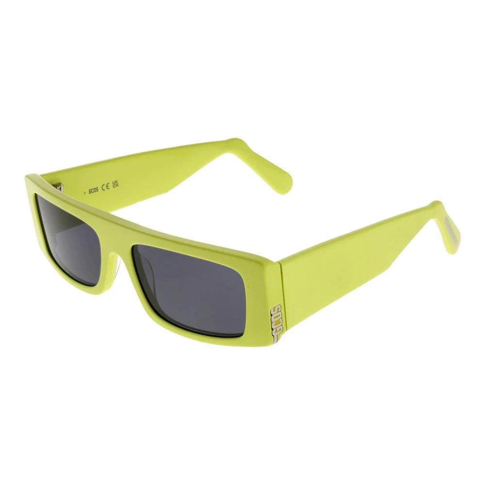 Lunettes de soleil bicolores en plastique GCDS