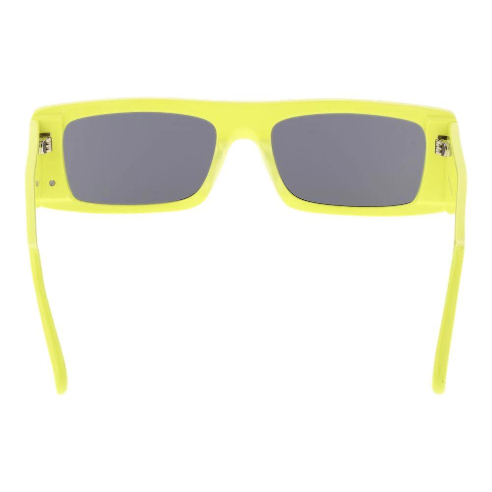 Lunettes de soleil bicolores en plastique GCDS