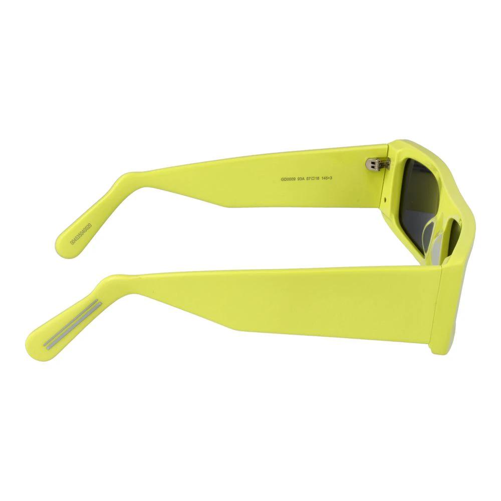 Lunettes de soleil bicolores en plastique GCDS