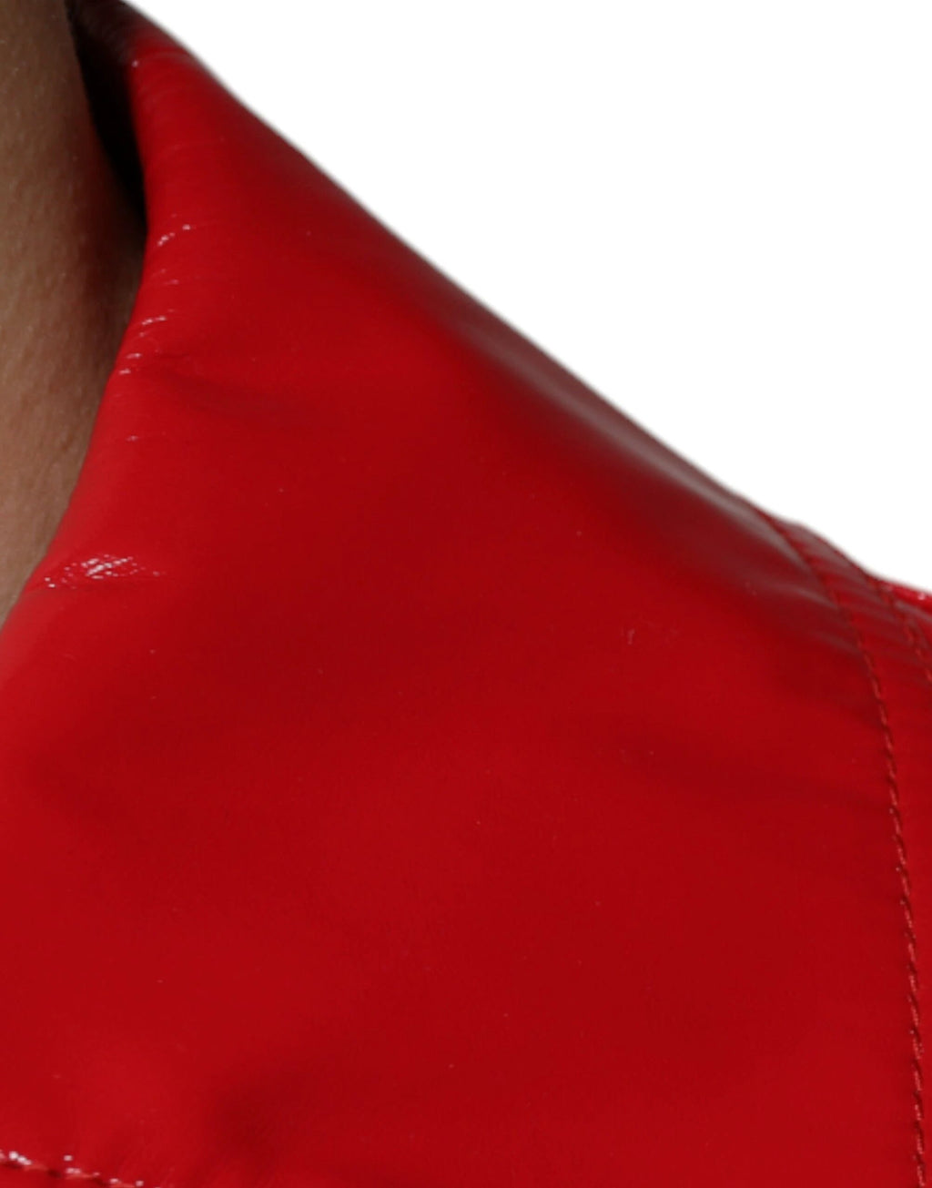 Dolce & Gabbana Red Polyester Button Down Collared Jacket by Dolce & Gabbana