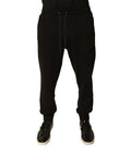 Dolce & Gabbana Black Cotton Jogger Men Sweatpants Pants by Dolce & Gabbana
