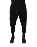 Dolce & Gabbana Black Cotton Jogger Cargo Sweatpants Pants by Dolce & Gabbana