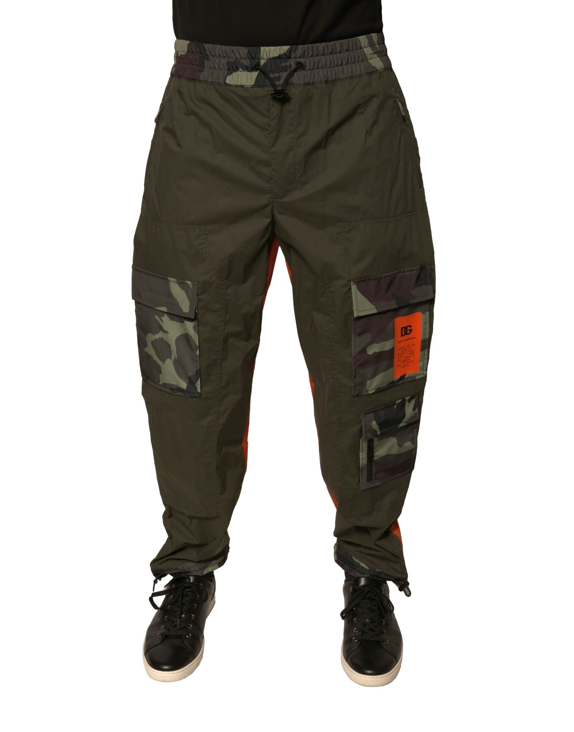 Dolce & Gabbana Multicolor Camouflage Jogger Cargo Pants by Dolce & Gabbana