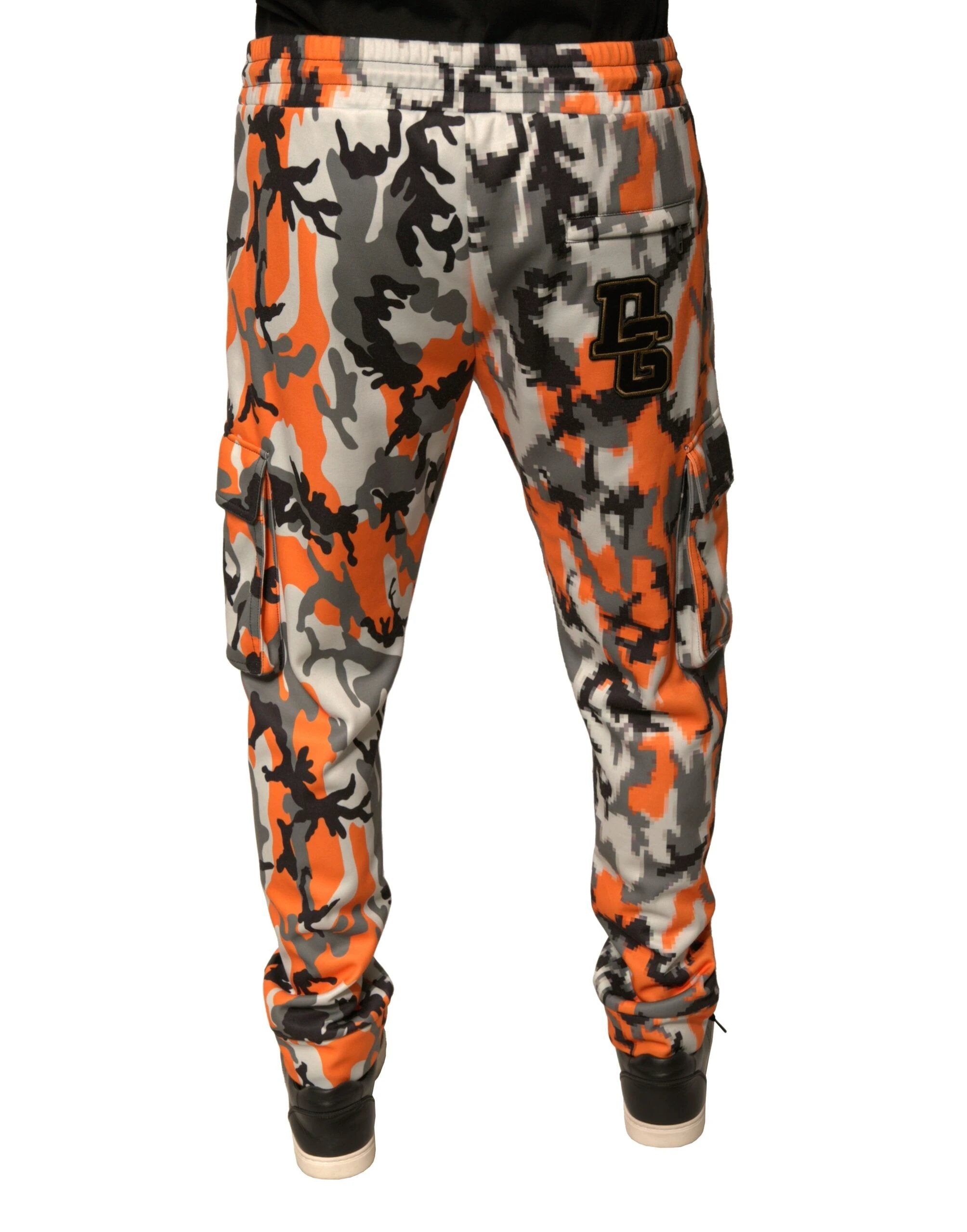 Dolce & Gabbana Multicolor Camouflage Cargo Jogger Pants by Dolce & Gabbana