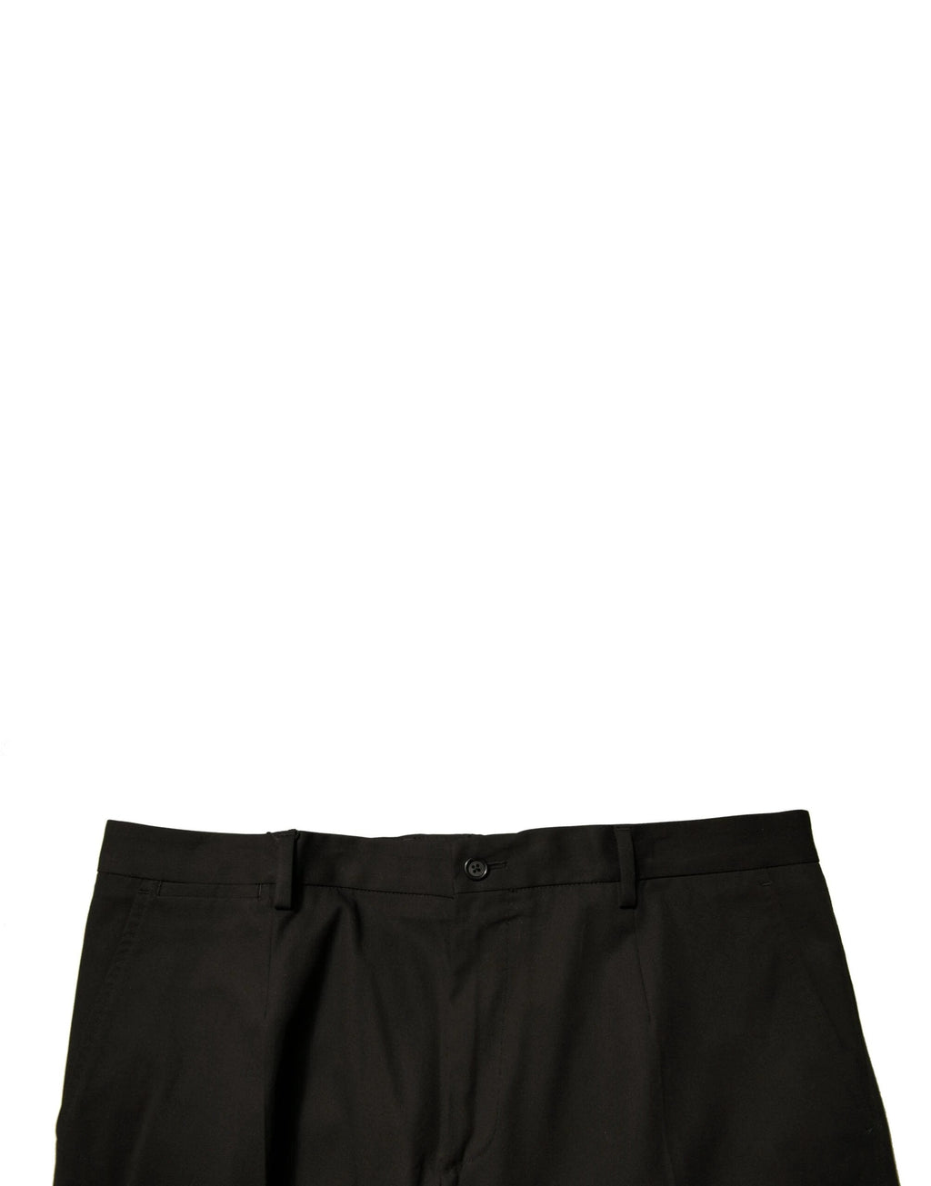 Dolce & Gabbana Black Cotton Men Cargo Casual Pants by Dolce & Gabbana