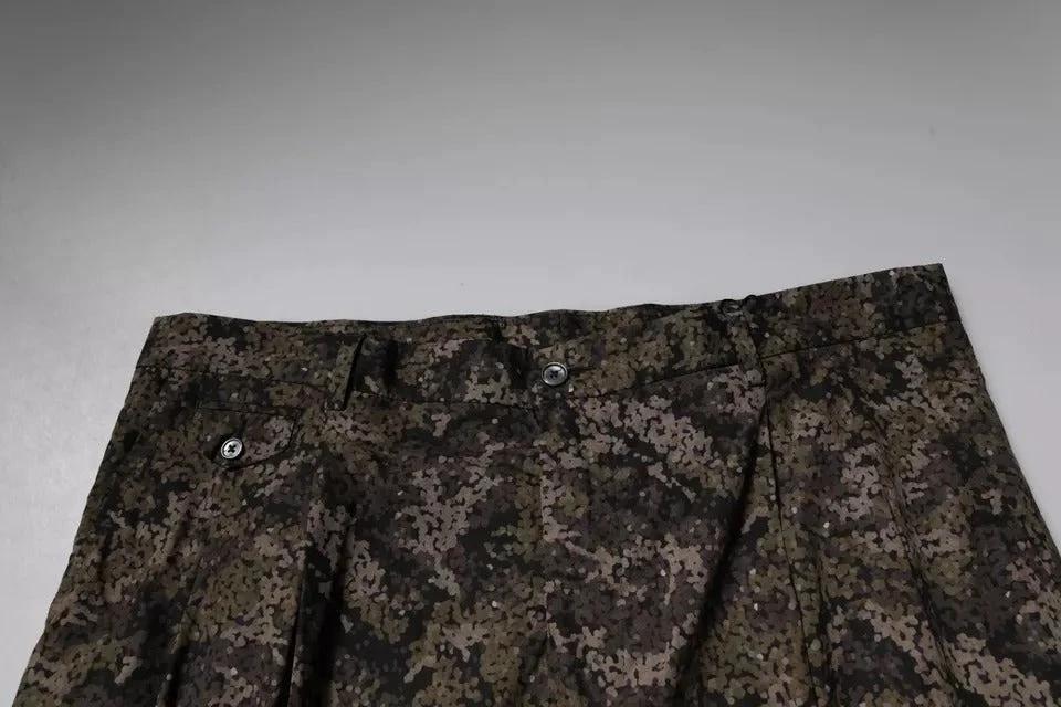 Dolce & Gabbana Multicolor Camouflage Men Dress Pants by Dolce & Gabbana