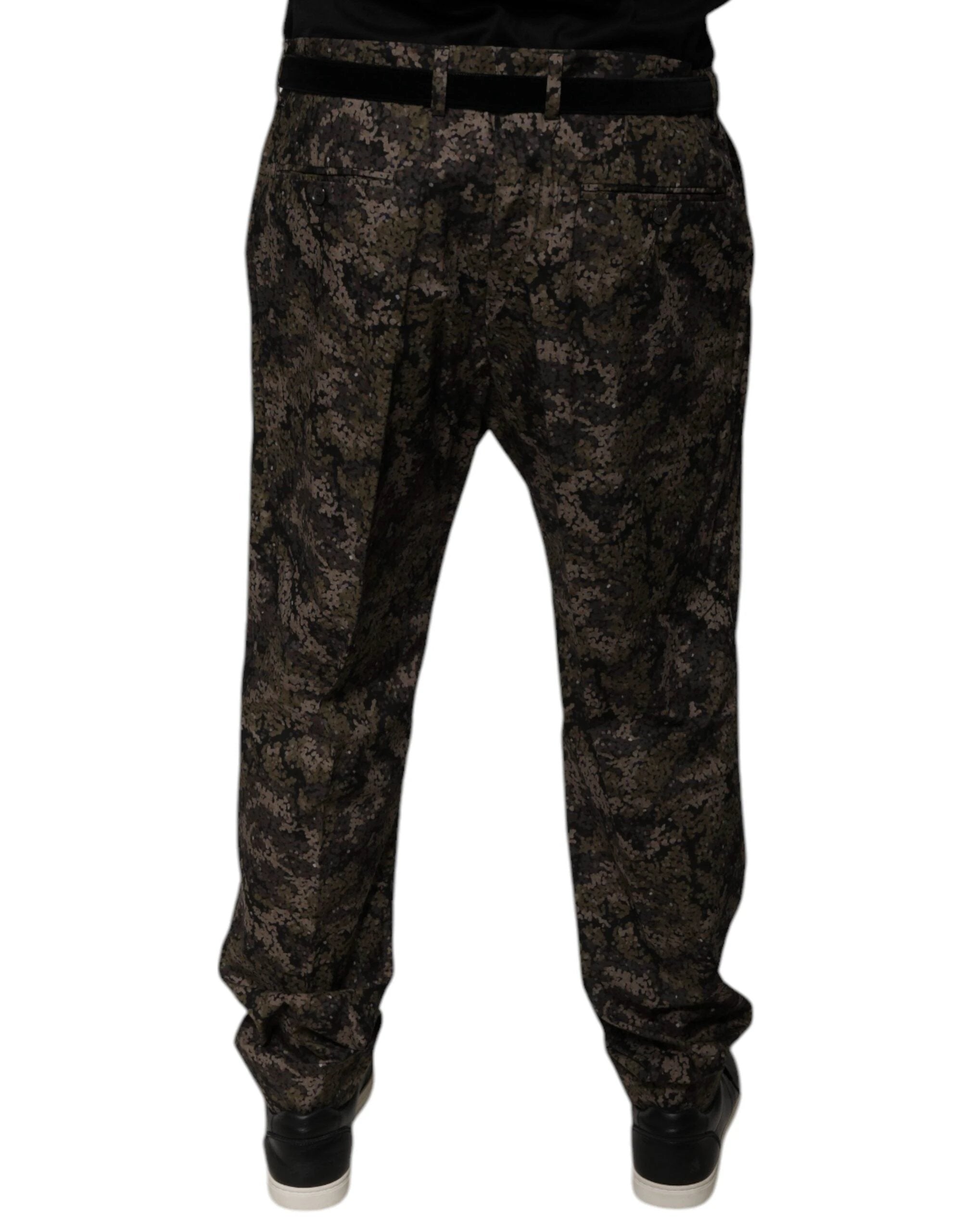 Dolce & Gabbana Multicolor Camouflage Men Dress Pants by Dolce & Gabbana