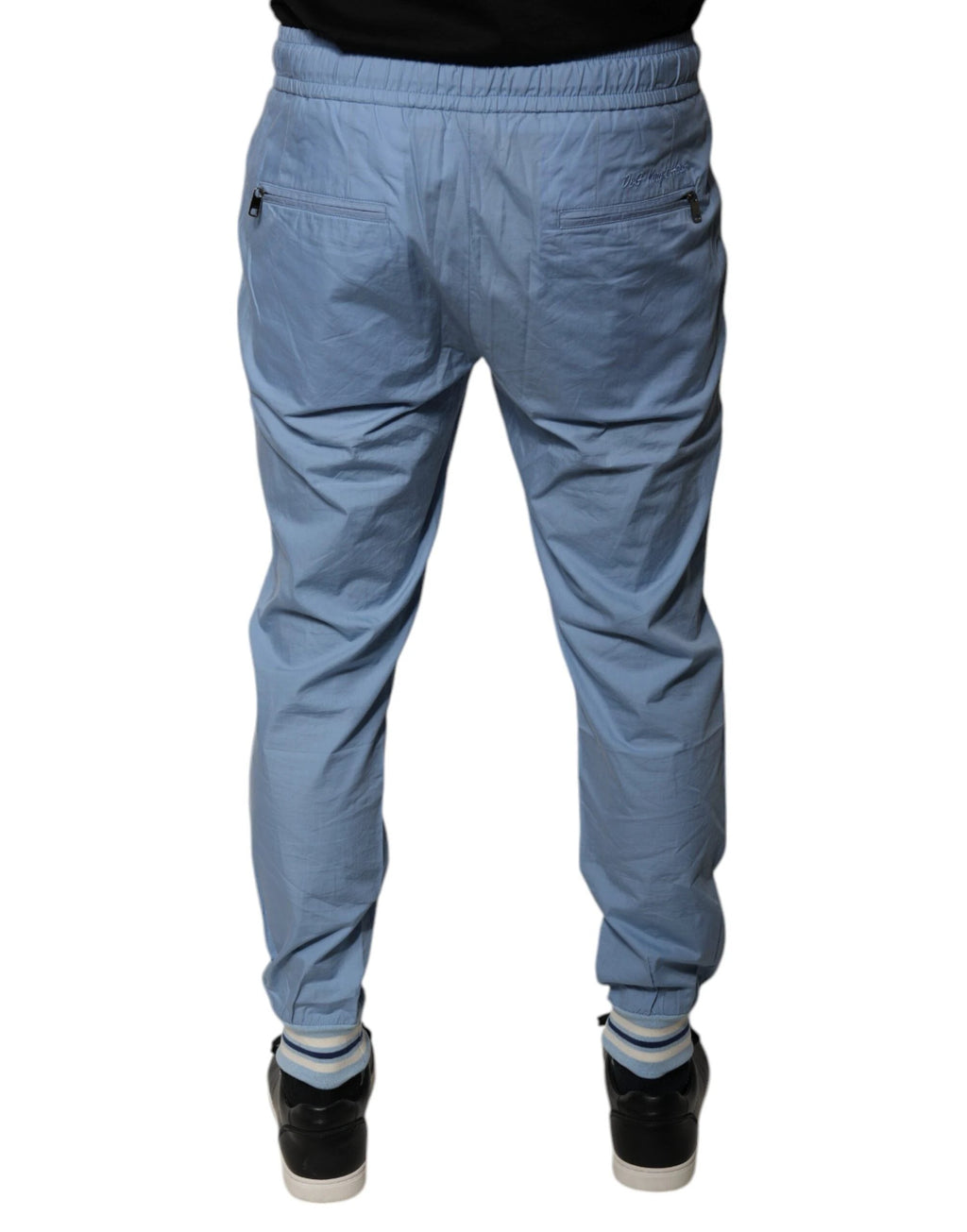 Dolce & Gabbana Blue Cotton Jogger Sweatpants Pants by Dolce & Gabbana