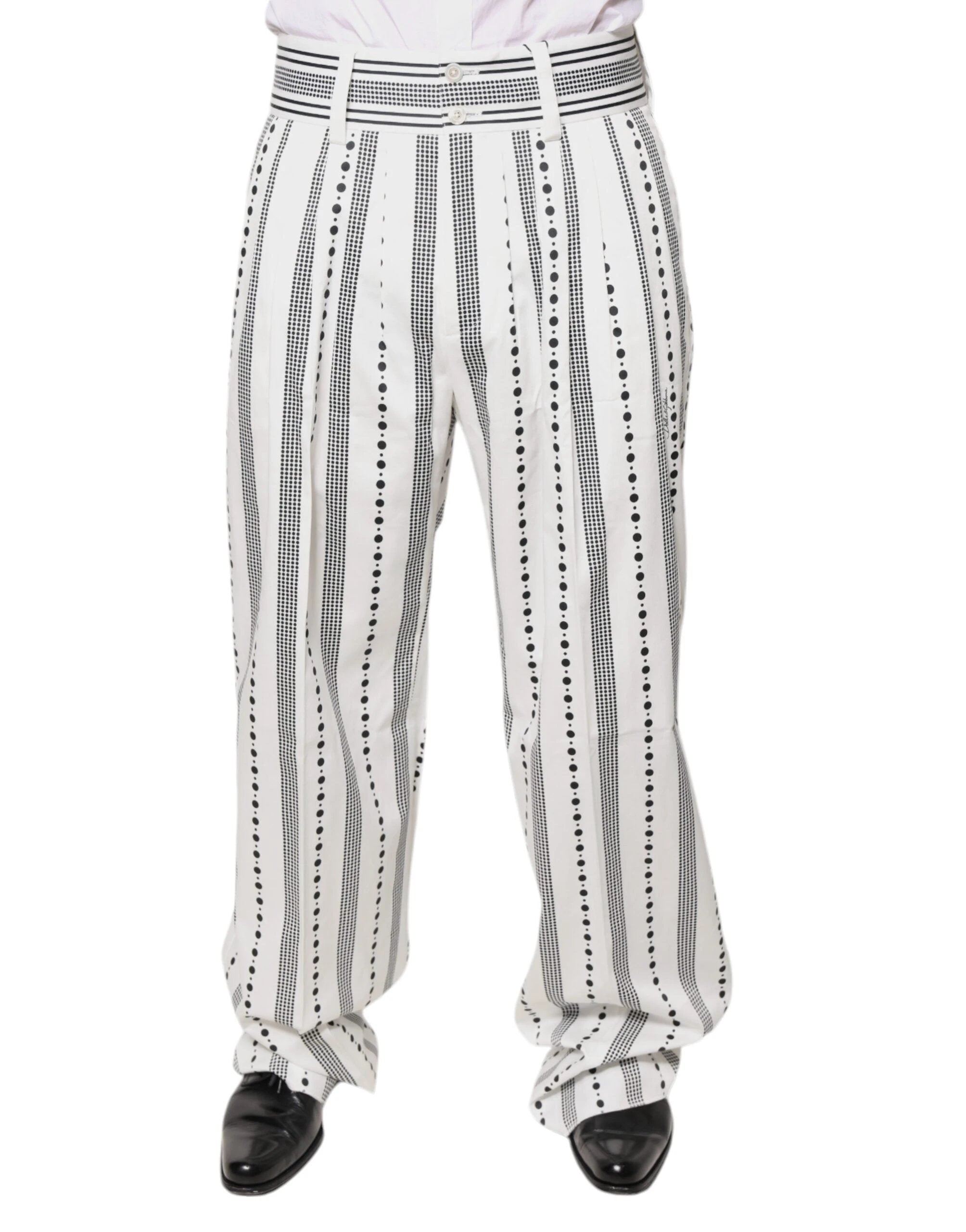 Dolce & Gabbana White Straight Formal Dress Pants by Dolce & Gabbana