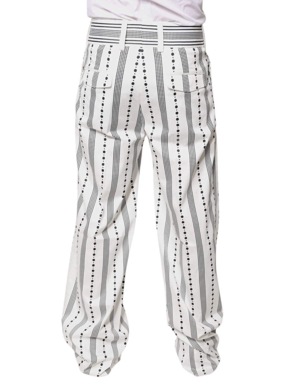 Dolce & Gabbana White Straight Formal Dress Pants by Dolce & Gabbana