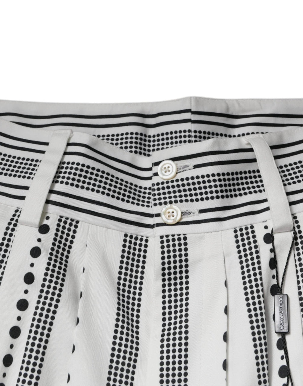 Dolce & Gabbana White Straight Formal Dress Pants by Dolce & Gabbana