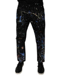 Jean skinny en coton noir Dolce &amp; Gabbana