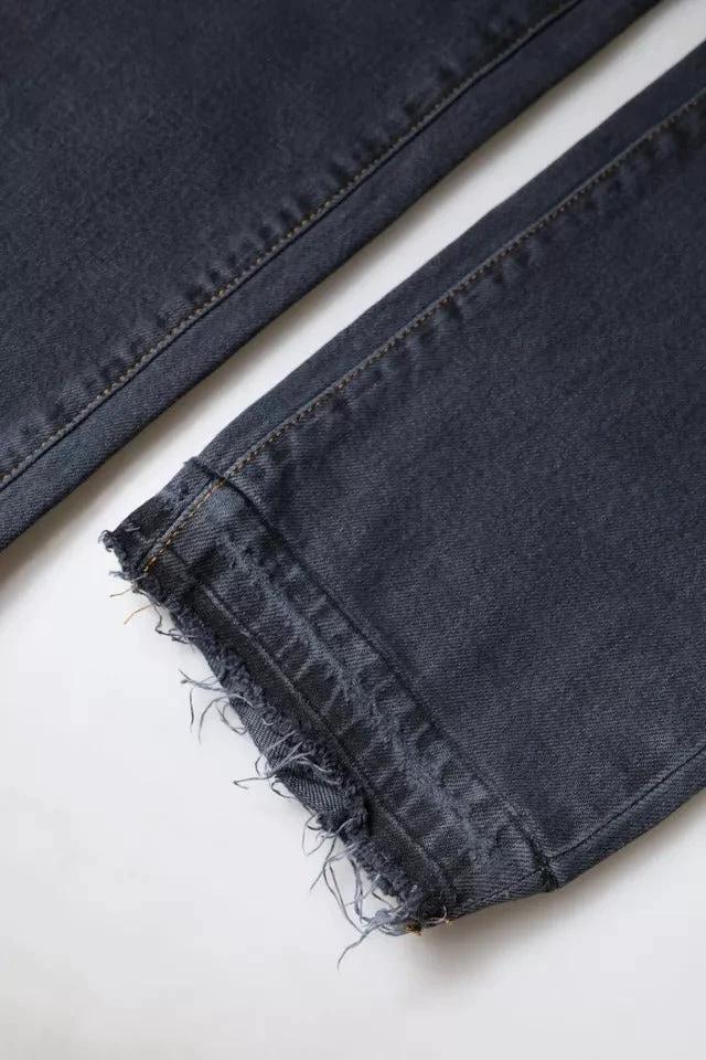 Dolce & Gabbana Dark Gray Cotton Skinny Denim Jeans by Dolce & Gabbana