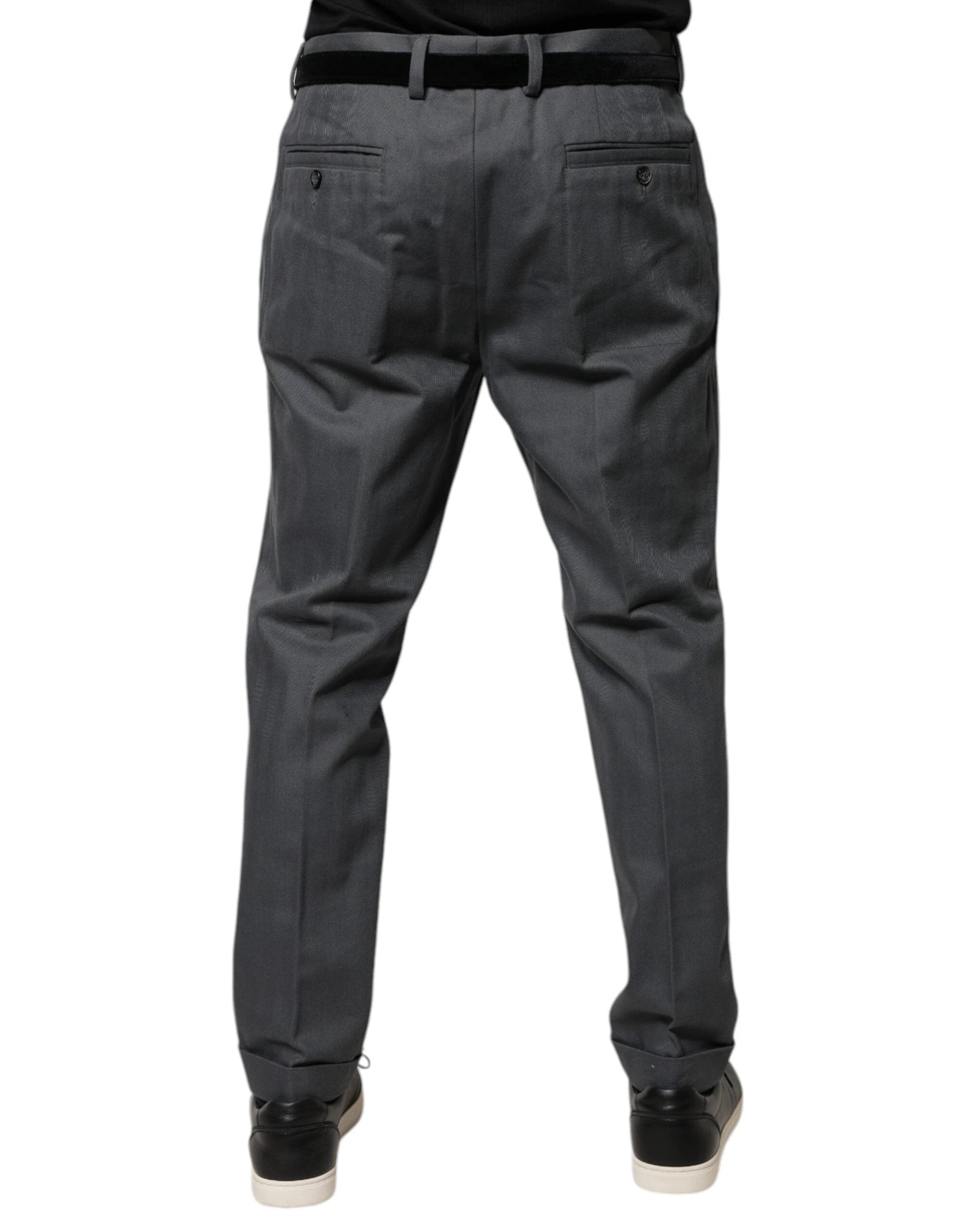 Dolce & Gabbana Gray Tapered Formal Dress Pants by Dolce & Gabbana