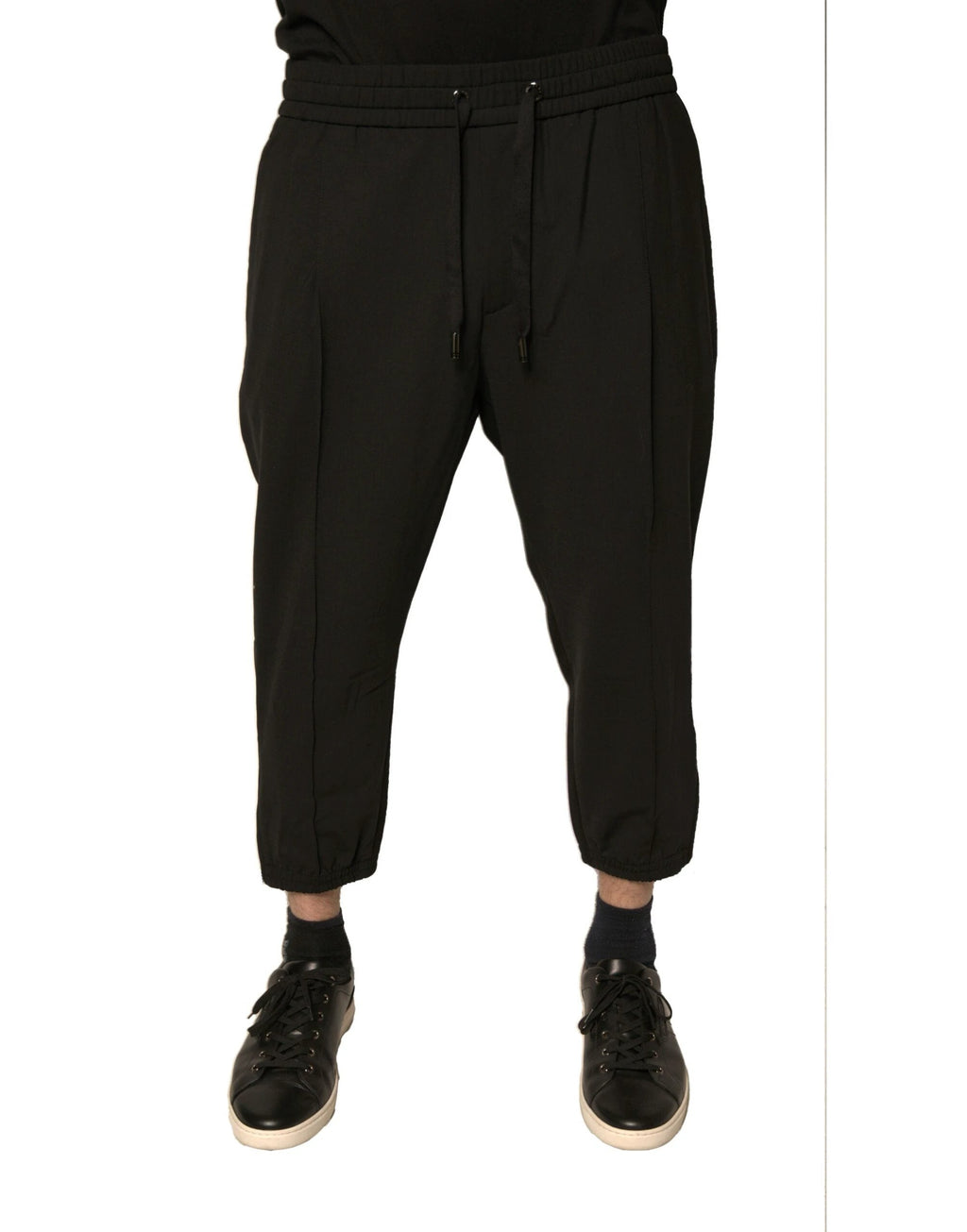 Dolce & Gabbana Black Wool Jogger Jogging Pants by Dolce & Gabbana