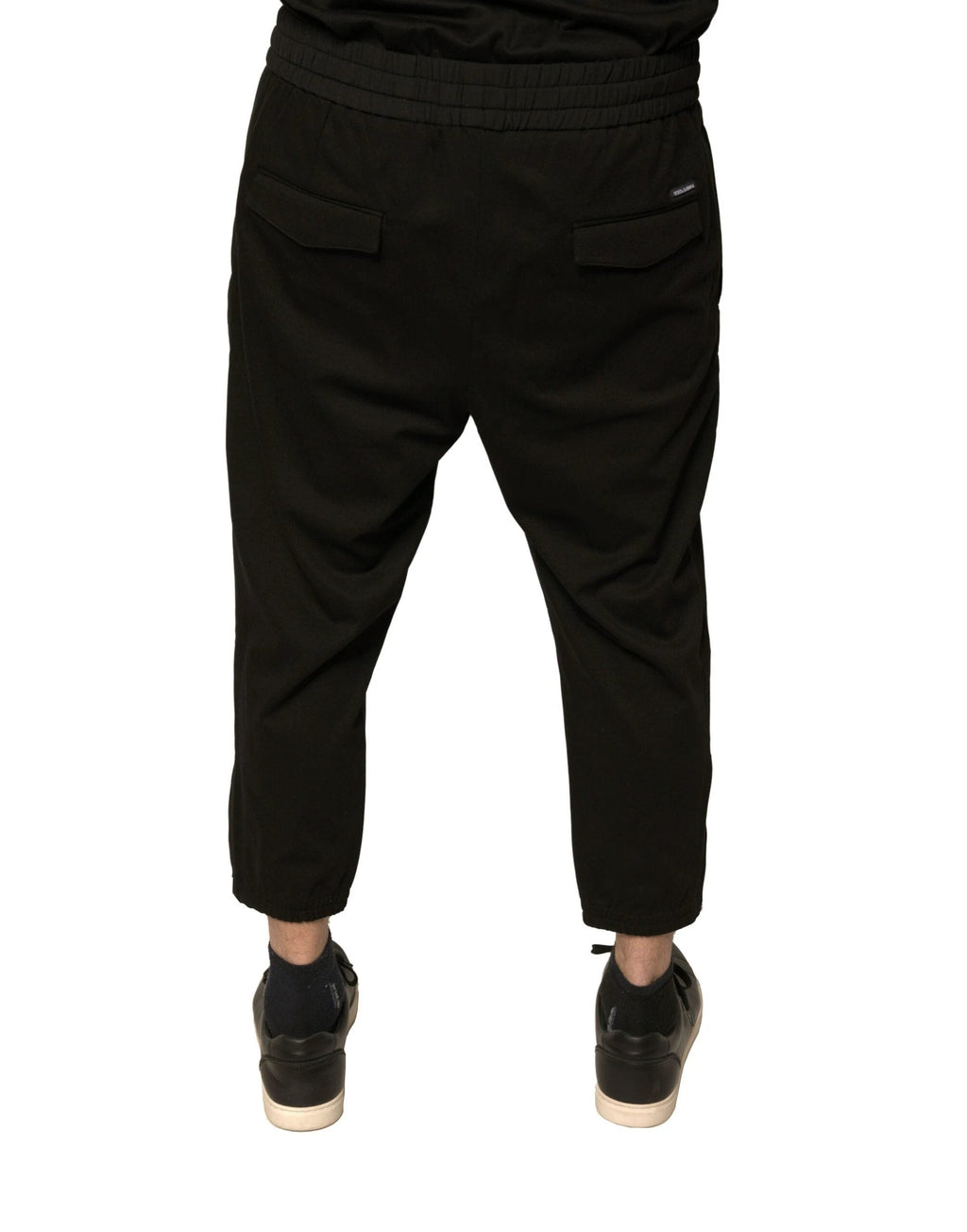 Dolce & Gabbana Black Wool Jogger Jogging Pants by Dolce & Gabbana