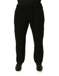 Dolce & Gabbana Black Wool Knitted Skinny Pants by Dolce & Gabbana