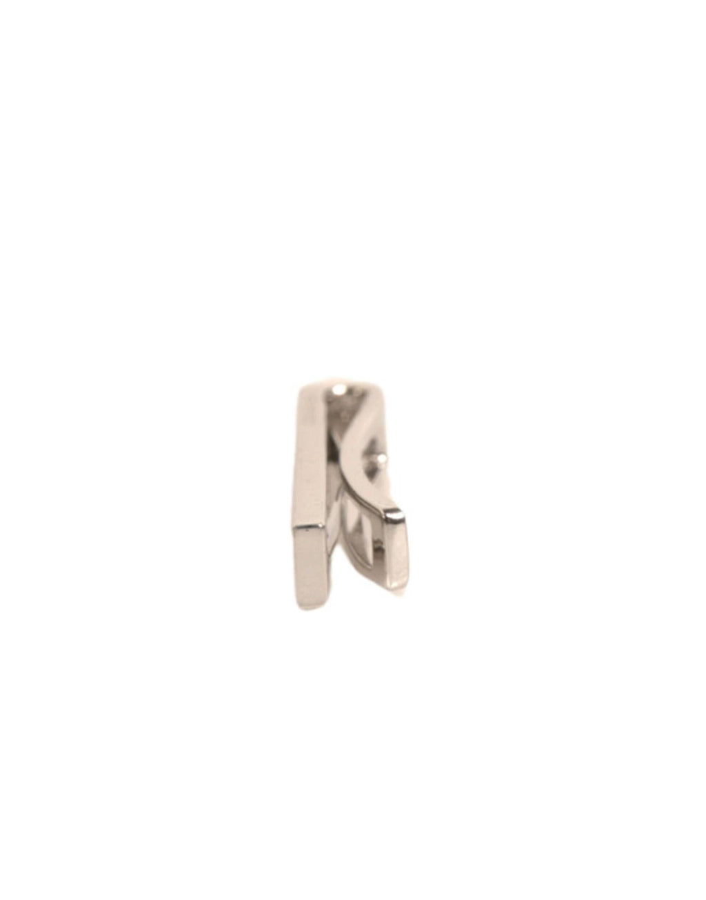 Dolce & Gabbana Silver Tone Brass Logo Branded Tie Clip Bar by Dolce & Gabbana