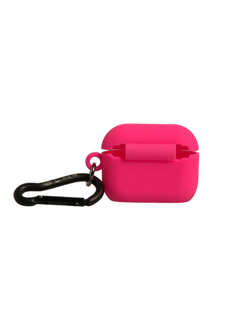 Dolce & Gabbana Pink Silicone Rubber Logo Embossed Airpods Case by Dolce & Gabbana