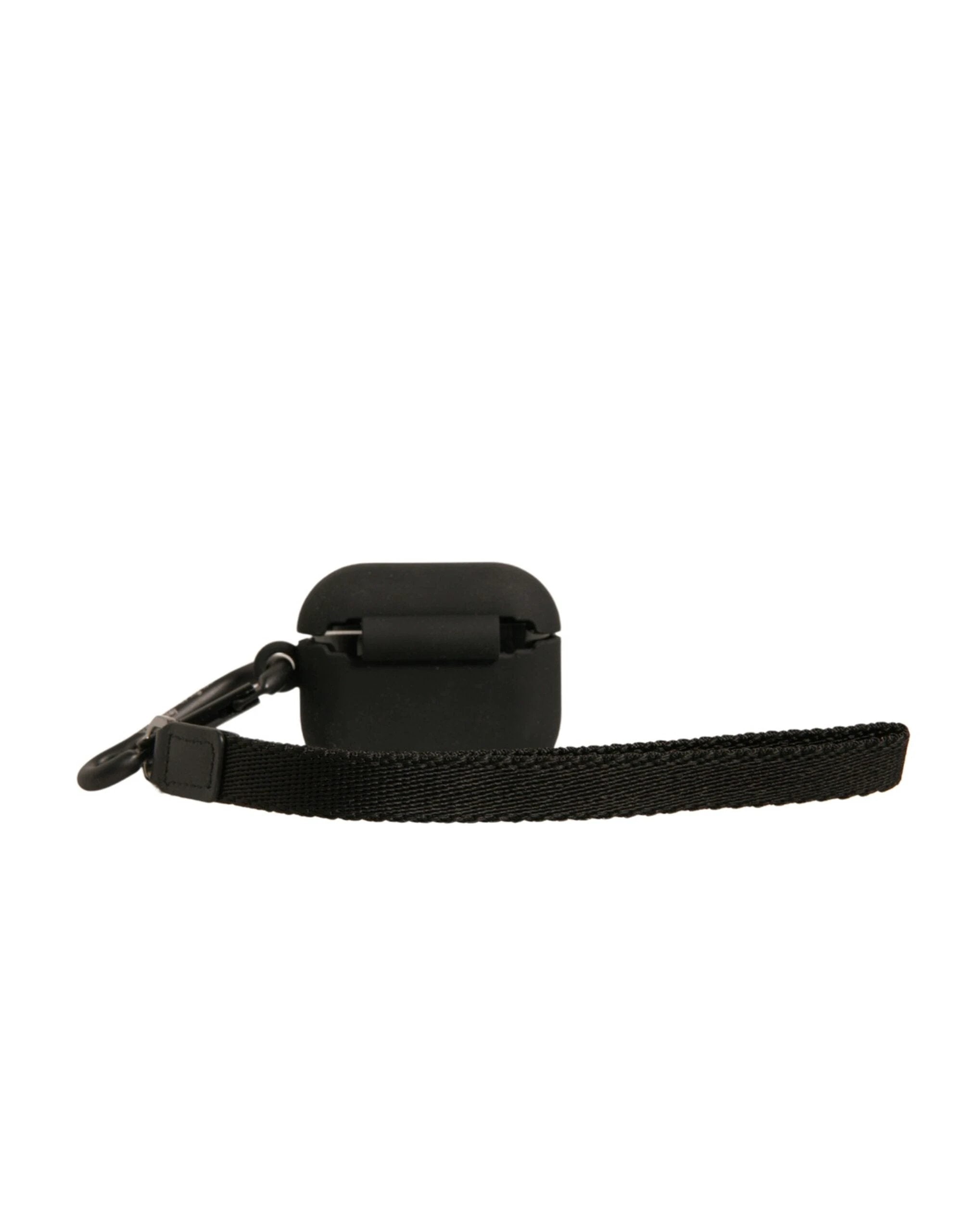 Dolce & Gabbana Black Silicone Rubber Logo Embossed Airpods Case by Dolce & Gabbana