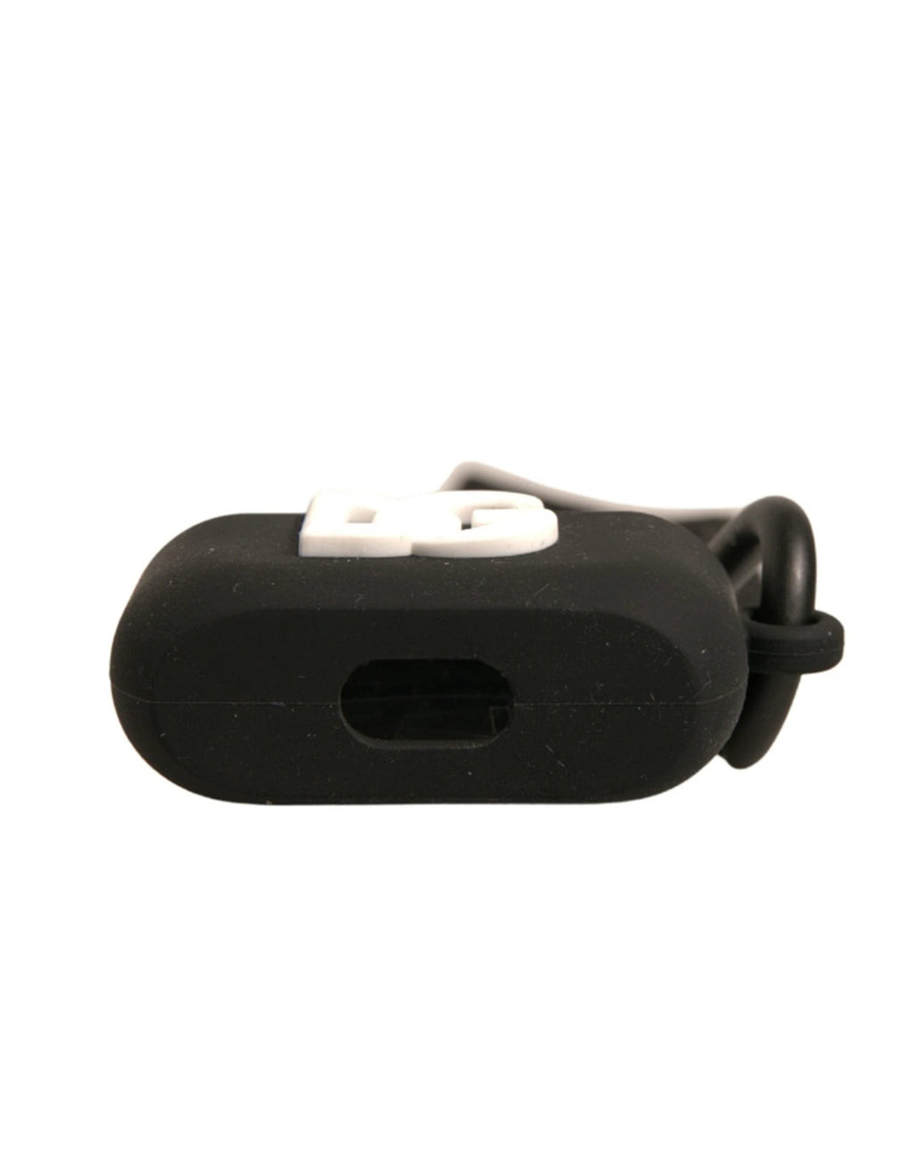 Dolce & Gabbana Black Silicone Rubber Logo Embossed Airpods Case by Dolce & Gabbana