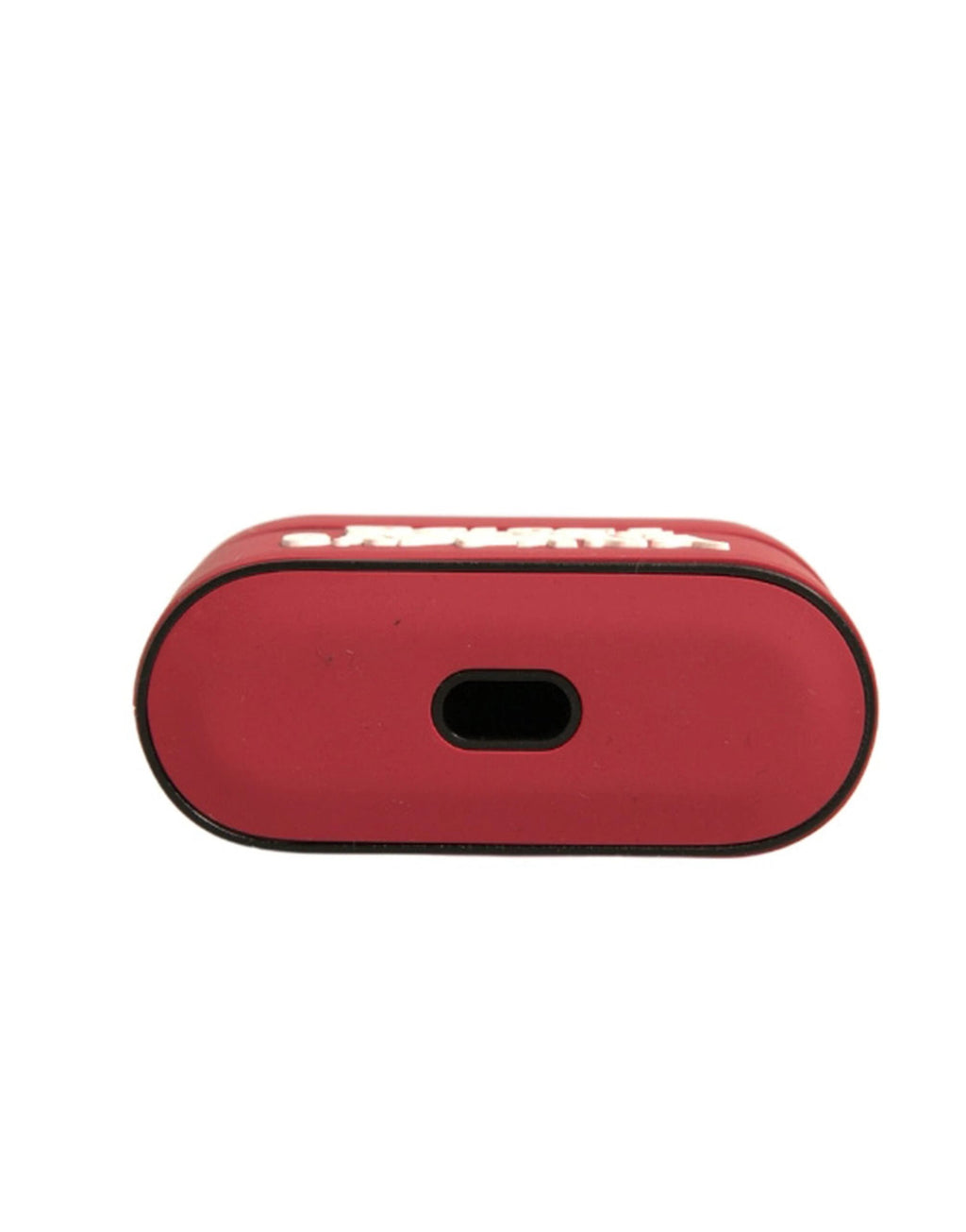 Dolce & Gabbana Red PVC Embossed Logo Plaque Holder Airpods Case by Dolce & Gabbana