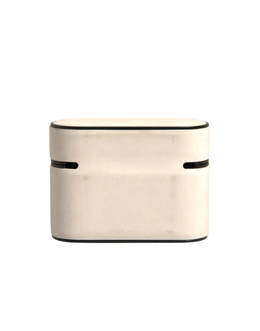 Dolce & Gabbana White PVC Embossed Logo Plaque Holder Airpods Case by Dolce & Gabbana
