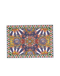 Dolce & Gabbana Multicolor Carretto Siciliano Envelope Post Card Holder by Dolce & Gabbana