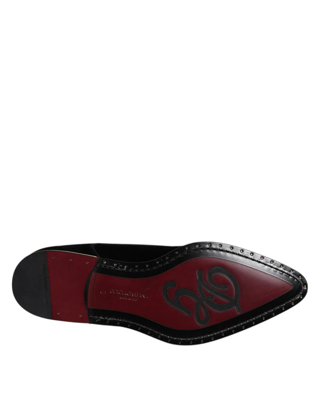 Dolce & Gabbana Black Velvet Cotton Lace Up Derby Shoes by Dolce & Gabbana