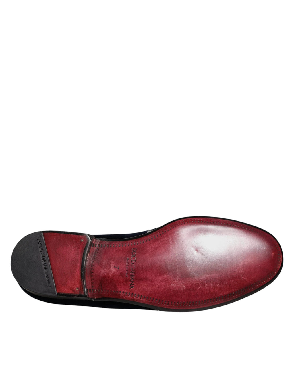 Dolce & Gabbana Black Velvet Floral Gun Loafers Dress Shoes by Dolce & Gabbana