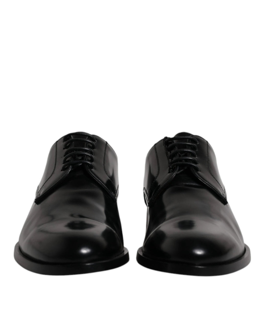 Dolce & Gabbana Black Calfskin Leather Derby Lace Up Formal Dress Shoes by Dolce & Gabbana