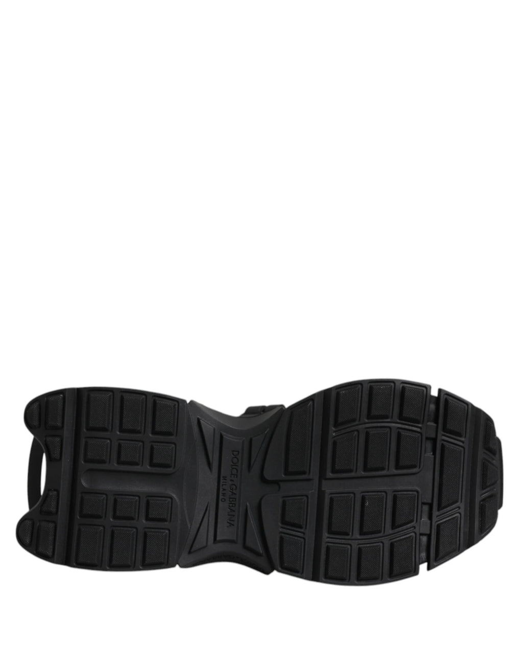 Dolce & Gabbana Black Low Top Space Lace Up Sneakers Shoes by Dolce & Gabbana
