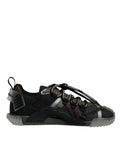Dolce & Gabbana Black Green Camo NS1 Low Top Sneakers Shoes by Dolce & Gabbana