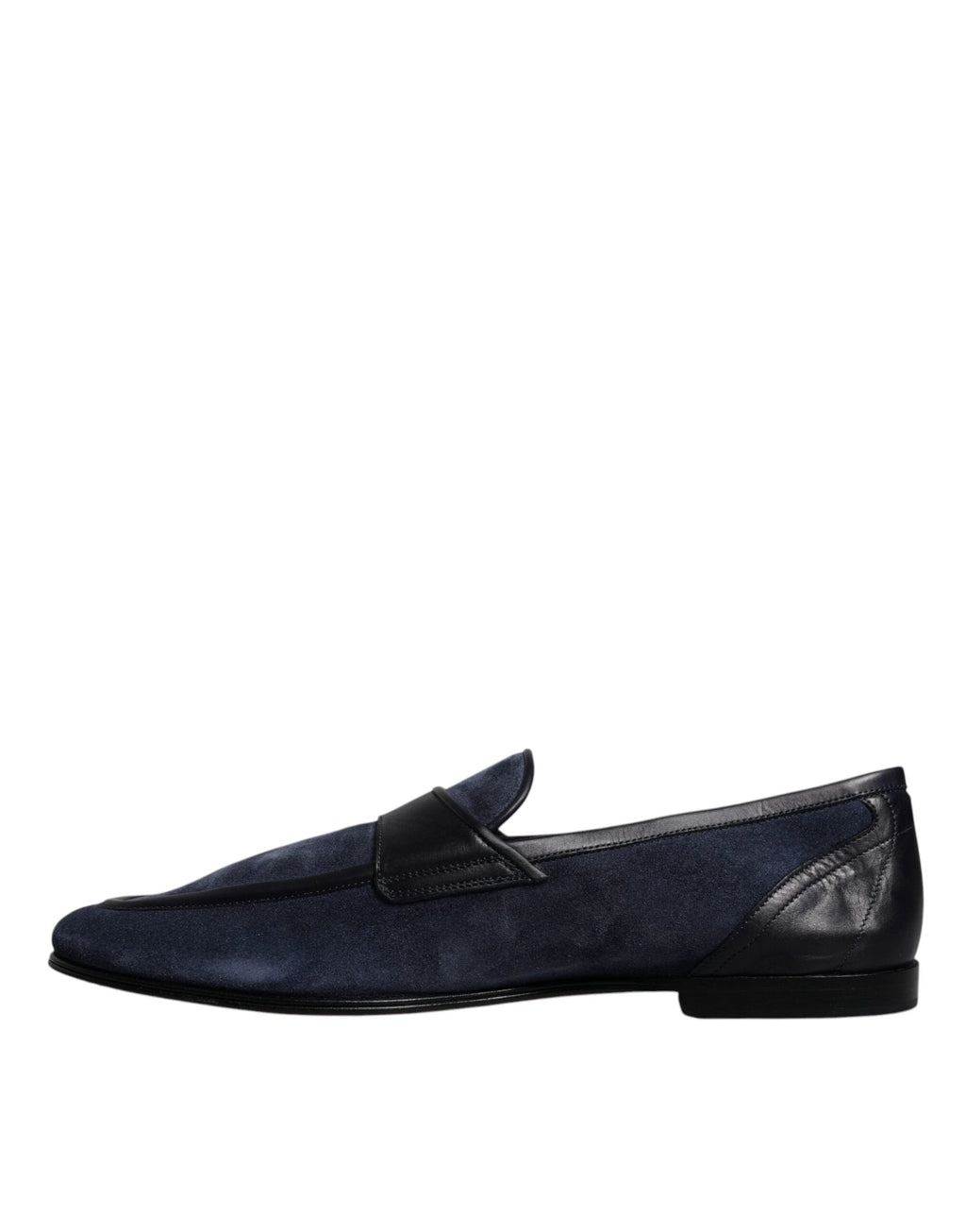 Dolce & Gabbana Blue Suede Leather Shoes Loafer Moccasin Shoes by Dolce & Gabbana