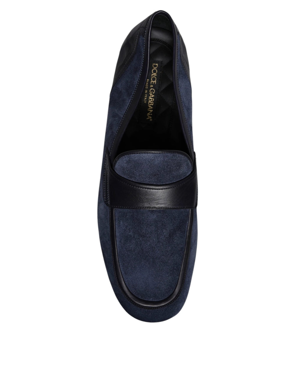 Dolce & Gabbana Blue Suede Leather Shoes Loafer Moccasin Shoes by Dolce & Gabbana