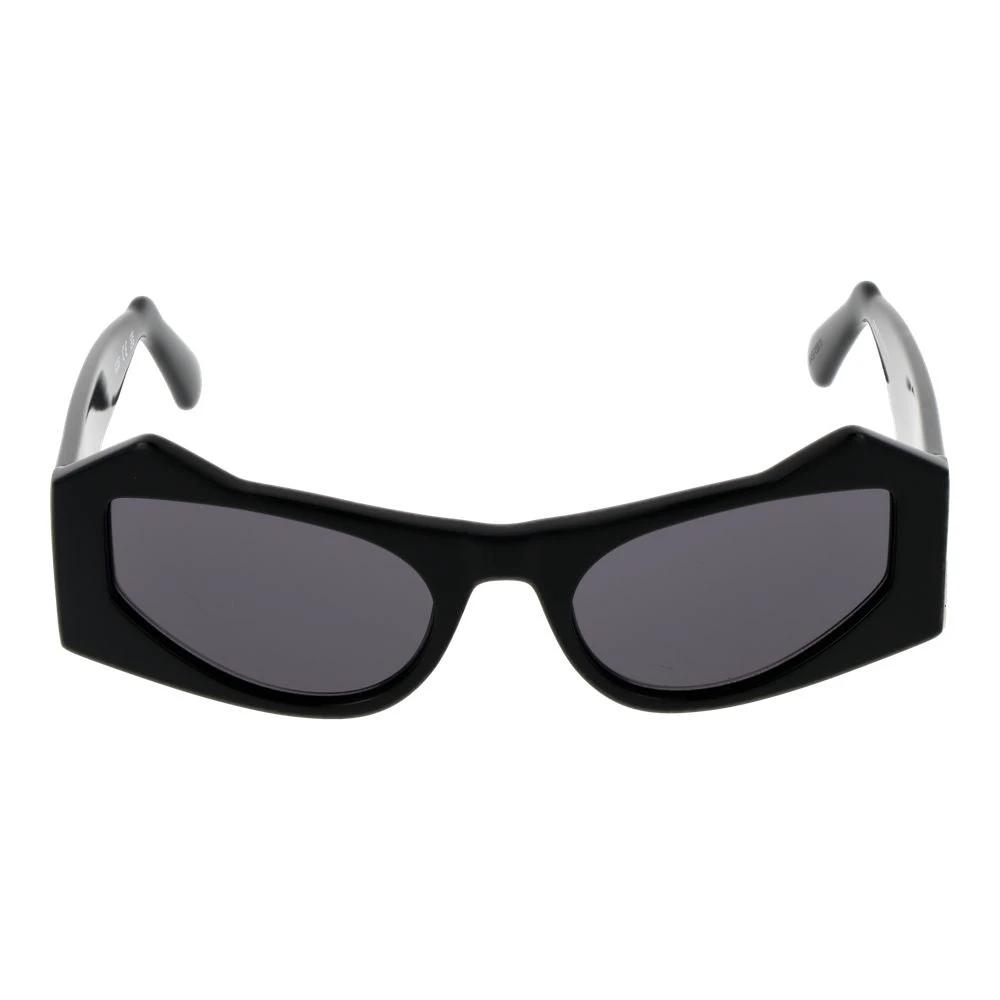 Lunettes de soleil GCDS en acétate noir